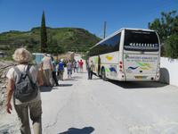 an der Weinkelterei in Omodos