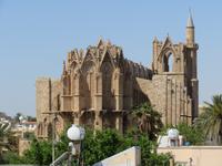 Heutige Lala-Mustafa-Pascha-Moschee in Famagusta