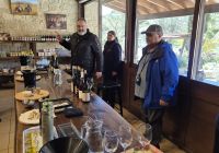 Weinverkostung in Omodos