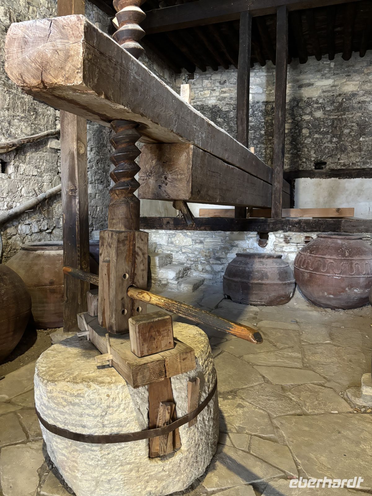 historische Weinpresse in Omodos &ndash; &copy;  (Eberhardt TRAVEL)