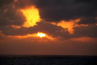 Sonnenuntergang am Hotel Cynthiana