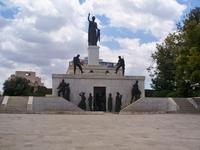 Freiheitsdenkmal, was das Ende des britischen Kolonialismus symbolisiert