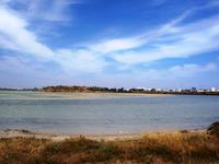 Blick zum Salzsee in Larnaca