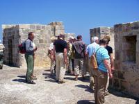 Aussichtsplattform der Burg von Kolossi