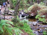 Die Wanderung zu den Kalydona-Wasserfällen