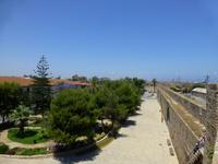 Blick entlang der Stadtmauer Famagustas
