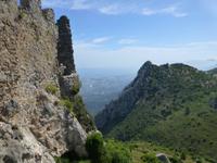 Blick auf Kyrenia von Burg St.Hilarion