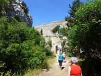 Burg St. Hilarion - Mauerdurchgang