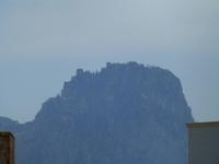 Burg St. Hilarion von Hafen Kyrenias aus