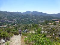 freiwilliger Spaziergang auf dem Wanderweg 
