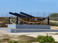 historische Kanonen am Hafen von Paphos