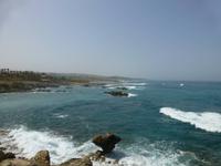 ordentlicher Wellengang in Paphos keine Seltenheit