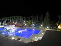 Blick vom Balkon im Hotel 