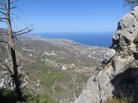 Blick auf Kyrenia von der Burg St. Hilarion