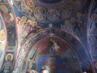 Wandmalerei in der Scheunendachkirche in Asinou