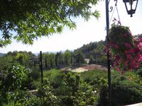 Garten hinter dem Hotel 