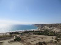 Blick von der Ausgrabungsstätte in Kourion
