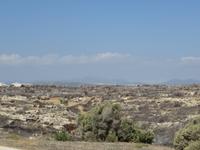 Spuren des Brandes bei Kourion