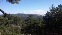Blick vom Olymp ins Troodosgebirge