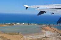 Auf Wiedersehen Zypern - Blick auf den Salzsee