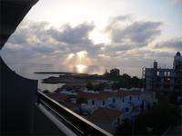 Blick vom Balkon