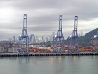 Hafen und Panama City