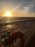 Sonnenuntergang Schiff