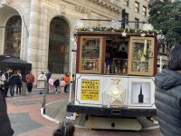 Cable car in San Francisco