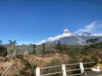 Vulkan Fuego auf dem Wege nach Antigua Guatemala