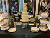 ….es gibt auch Schokobrunnen in weiß!