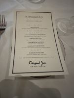 Abendessen in San Francisco - Menü