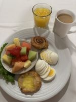 Frühstück in Santa Maria