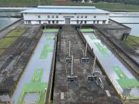 Panama Kanal Agua Clara Schleusen