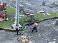 Panama Kanal Schleusenarbeiter