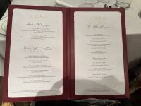 Speisekarte vom Le Bistro