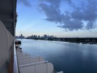 Miami - Blick vom Kabinenbalkon