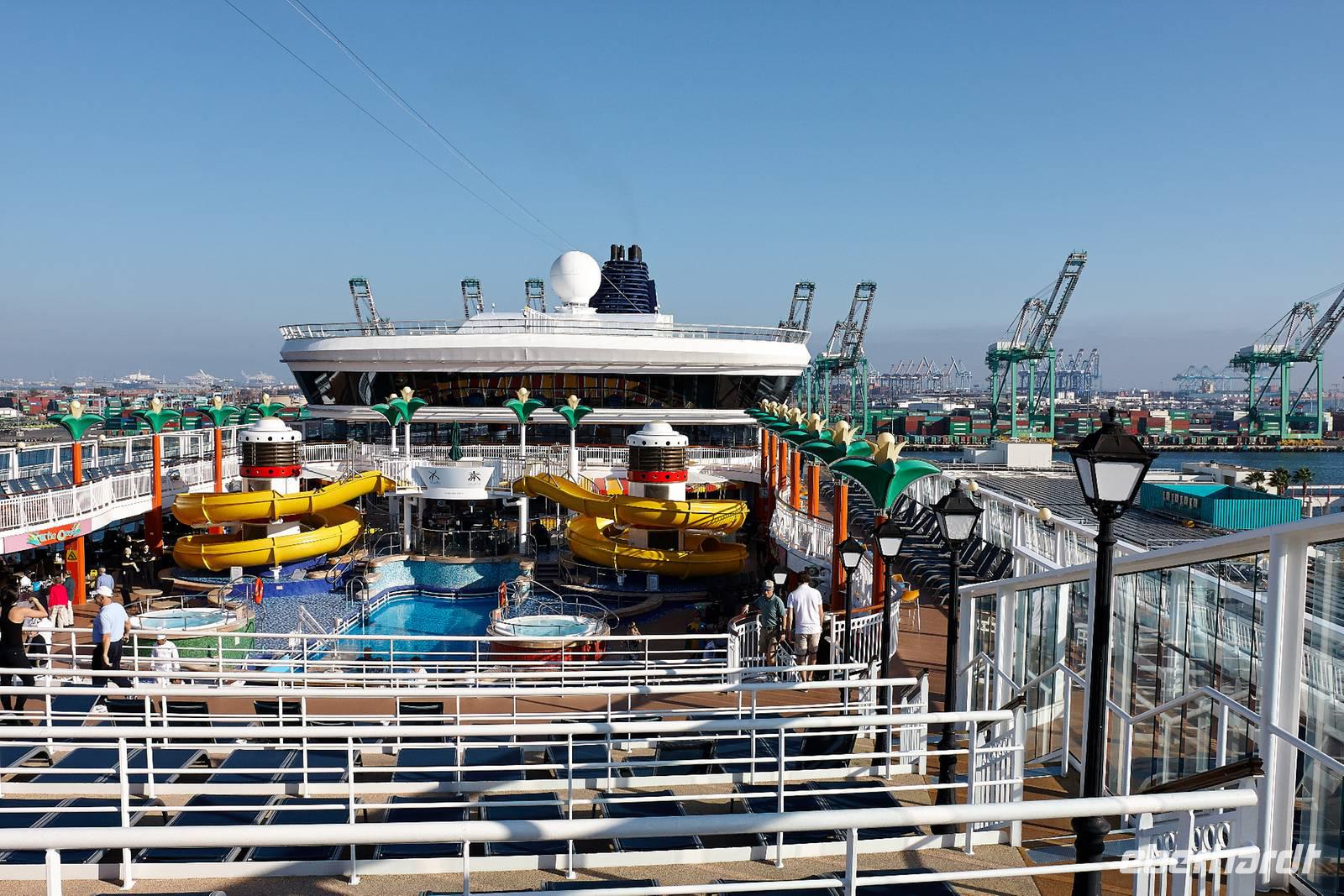 Einschiffung in L.A.