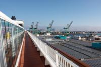 Einschiffung in L.A.