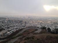 Blick von Twin Peaks über San Francisco