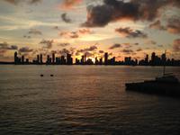 Sonnenuntergang in Cartagena