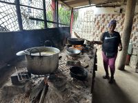 Mittagessen am Strand von La Boquilla