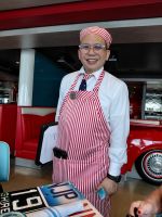 Service im American Diner