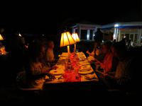 Abschiedsabendessen am Strand