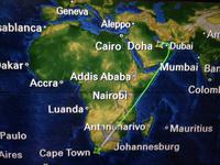 Flug nach Südafrika