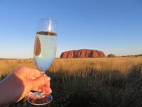 Sundowner am Uluru