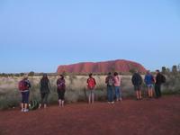 Sonnenaufgang am Uluru