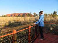 Sonnenaufgang am Uluru
