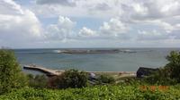 Helgoland Blick auf die Düneninsel