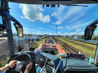 Rundreise Nordfriesland - Rückfahrt von Sylt über den Hindenburgdamm