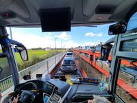 Rundreise Nordfriesland - Rückfahrt von Sylt über den Hindenburgdamm